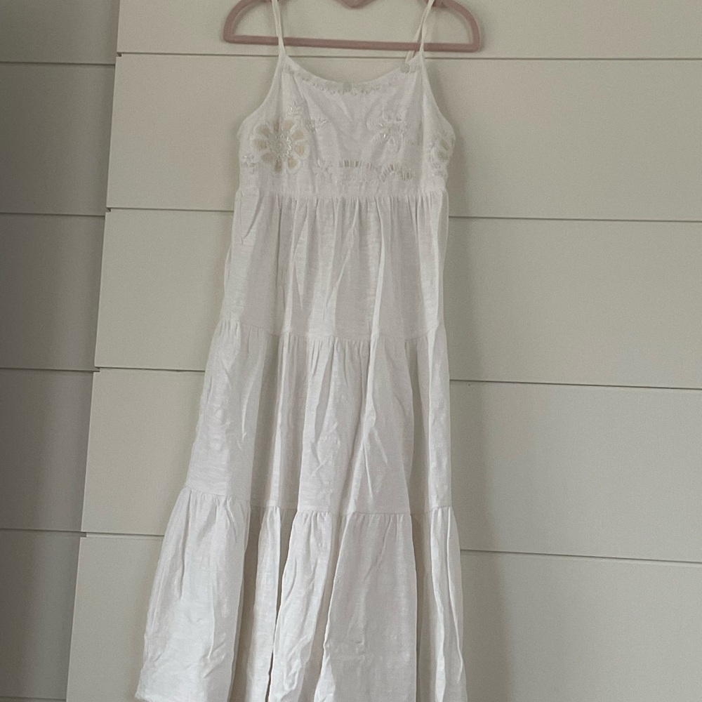 White Embroidered Sundress